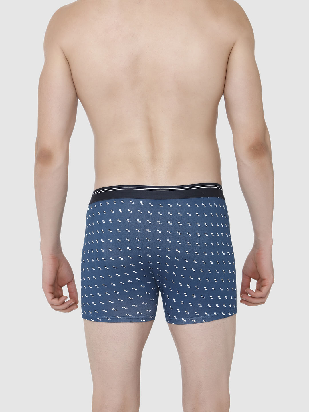 Blue All Over Print Trunks