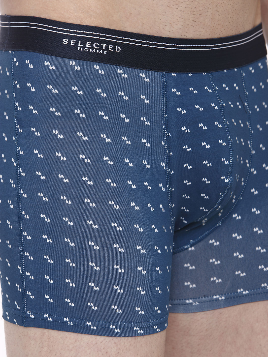 Blue All Over Print Trunks