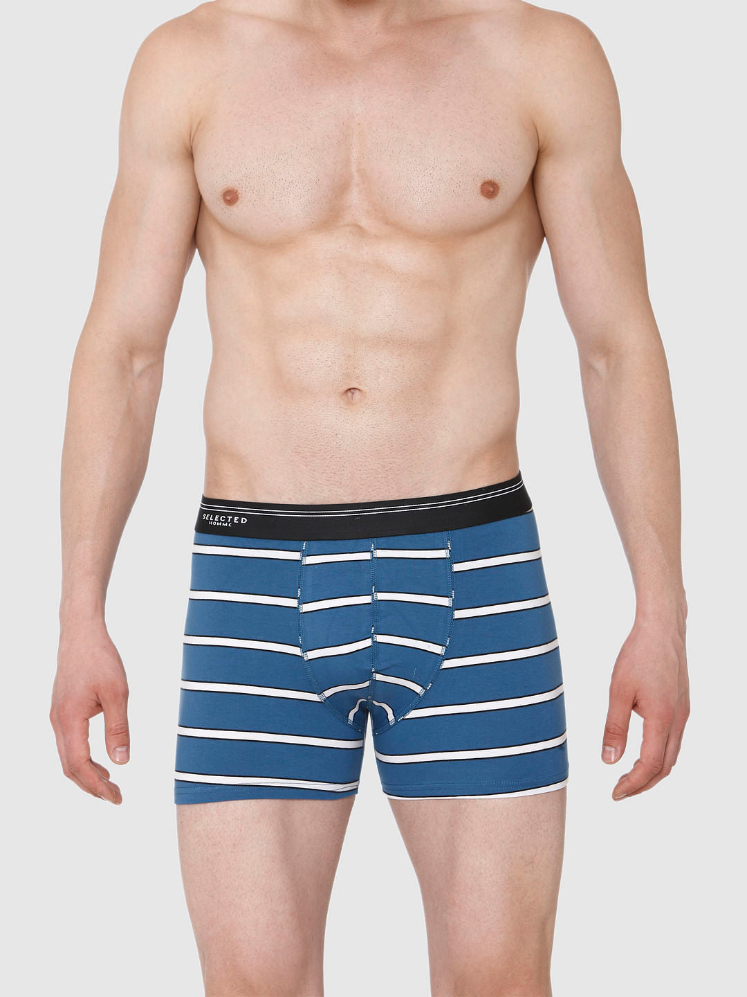 Blue Striped Trunks