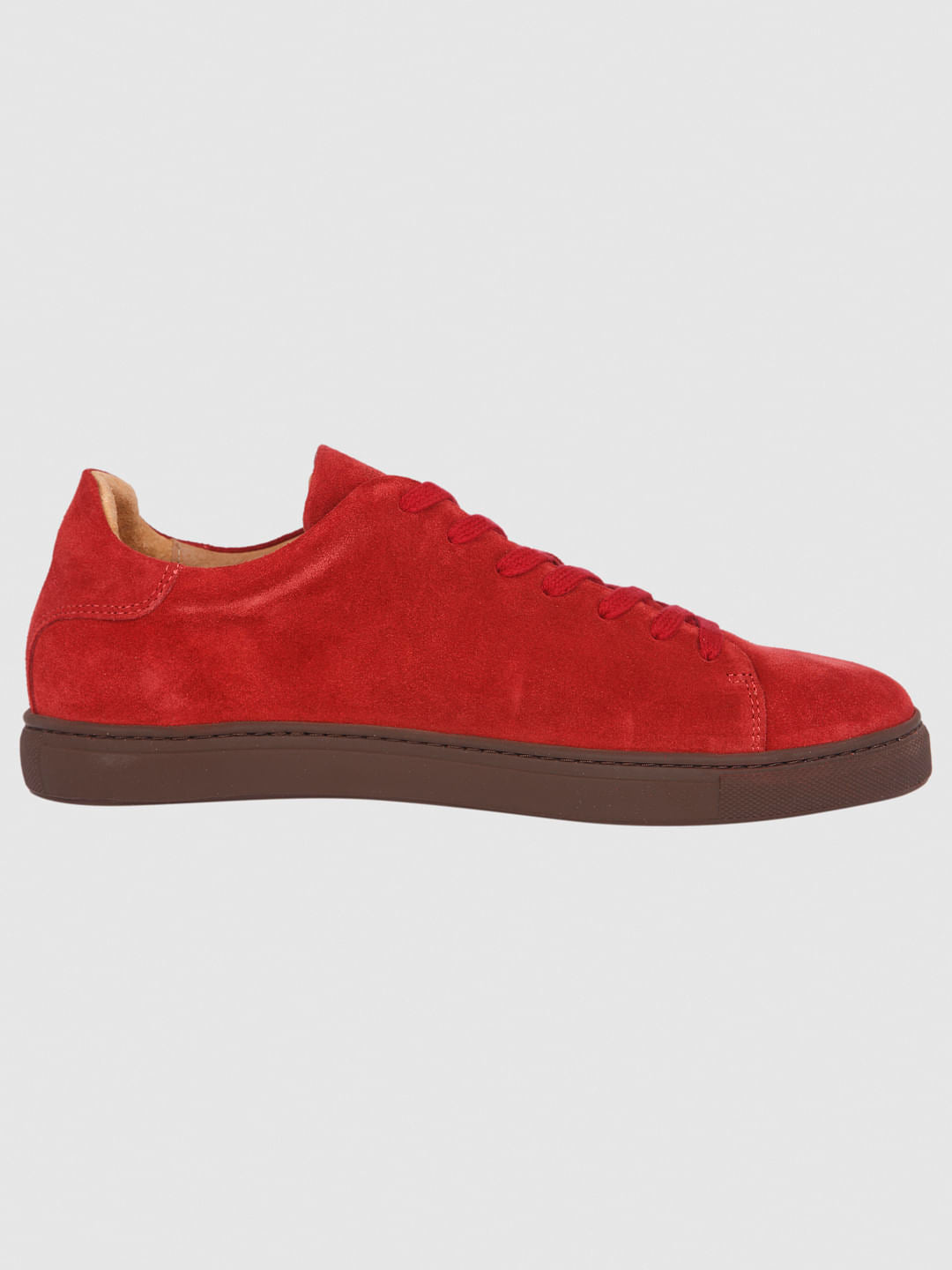 Red Suede Sneakers