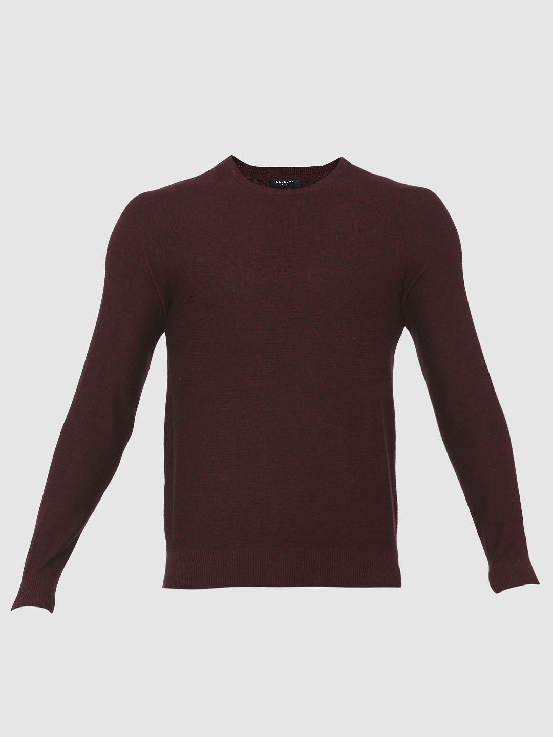 Red Crew Neck Pullover