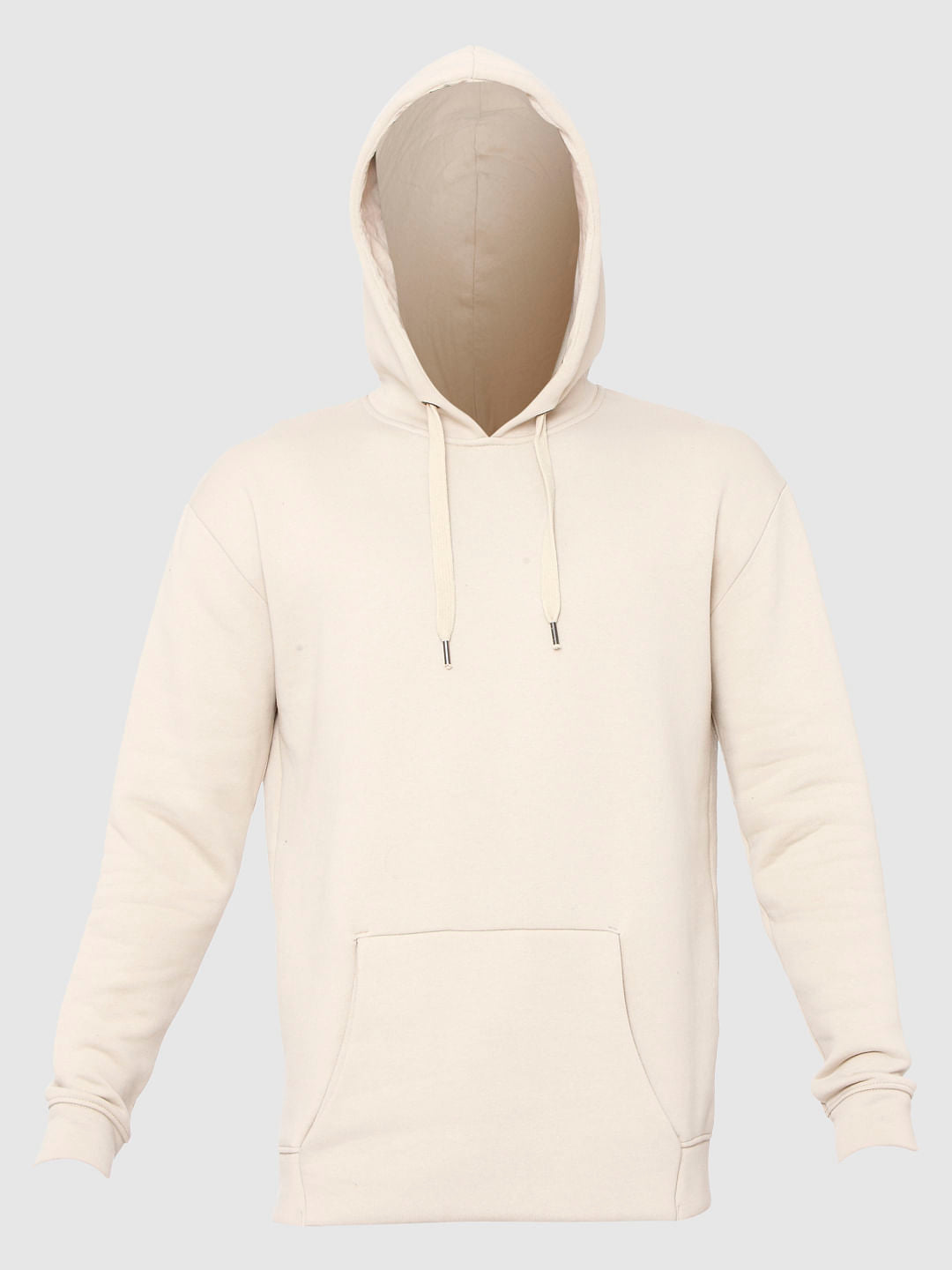 Cream Hooded Sweatshirt