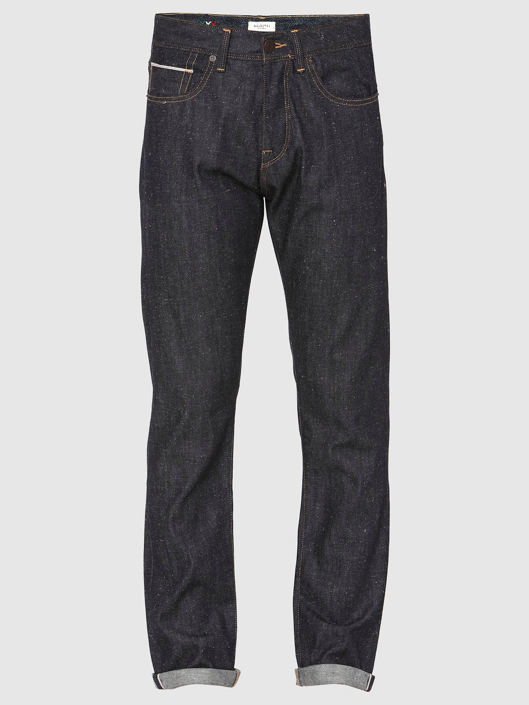 Dark Blue Toby Tapered Fit Jeans