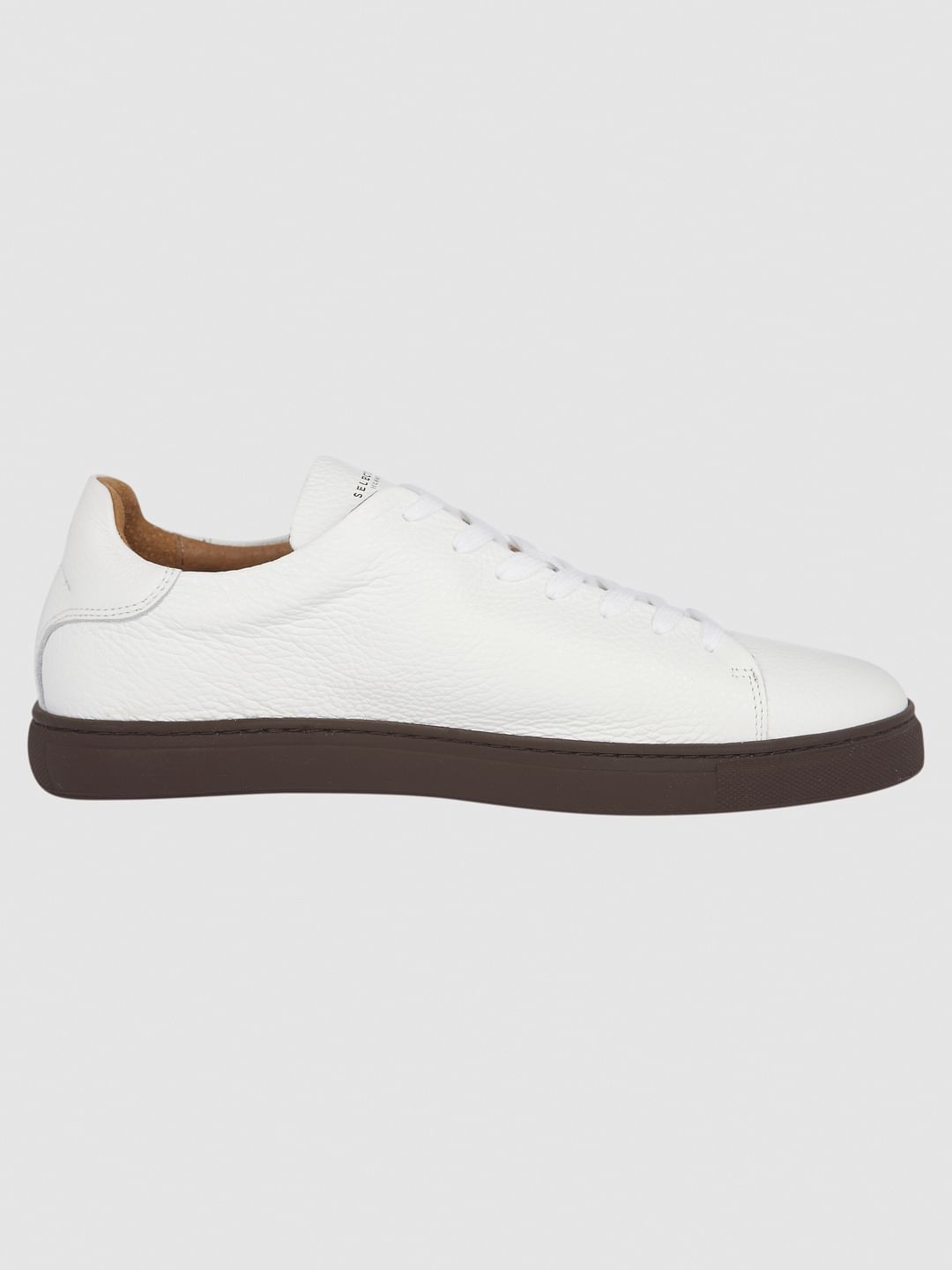 White Leather Sneakers