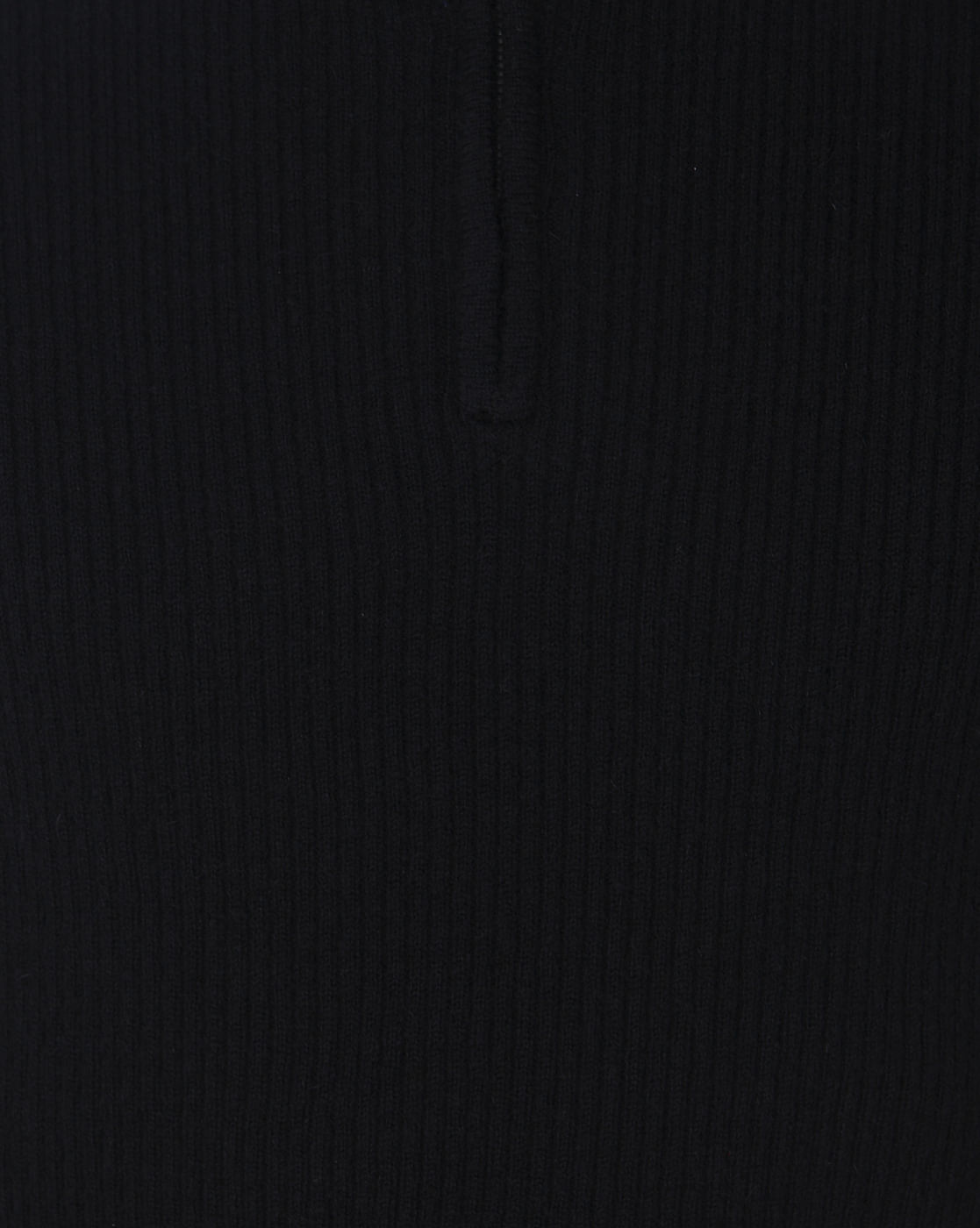 Black High Neck Ribbed Pullover