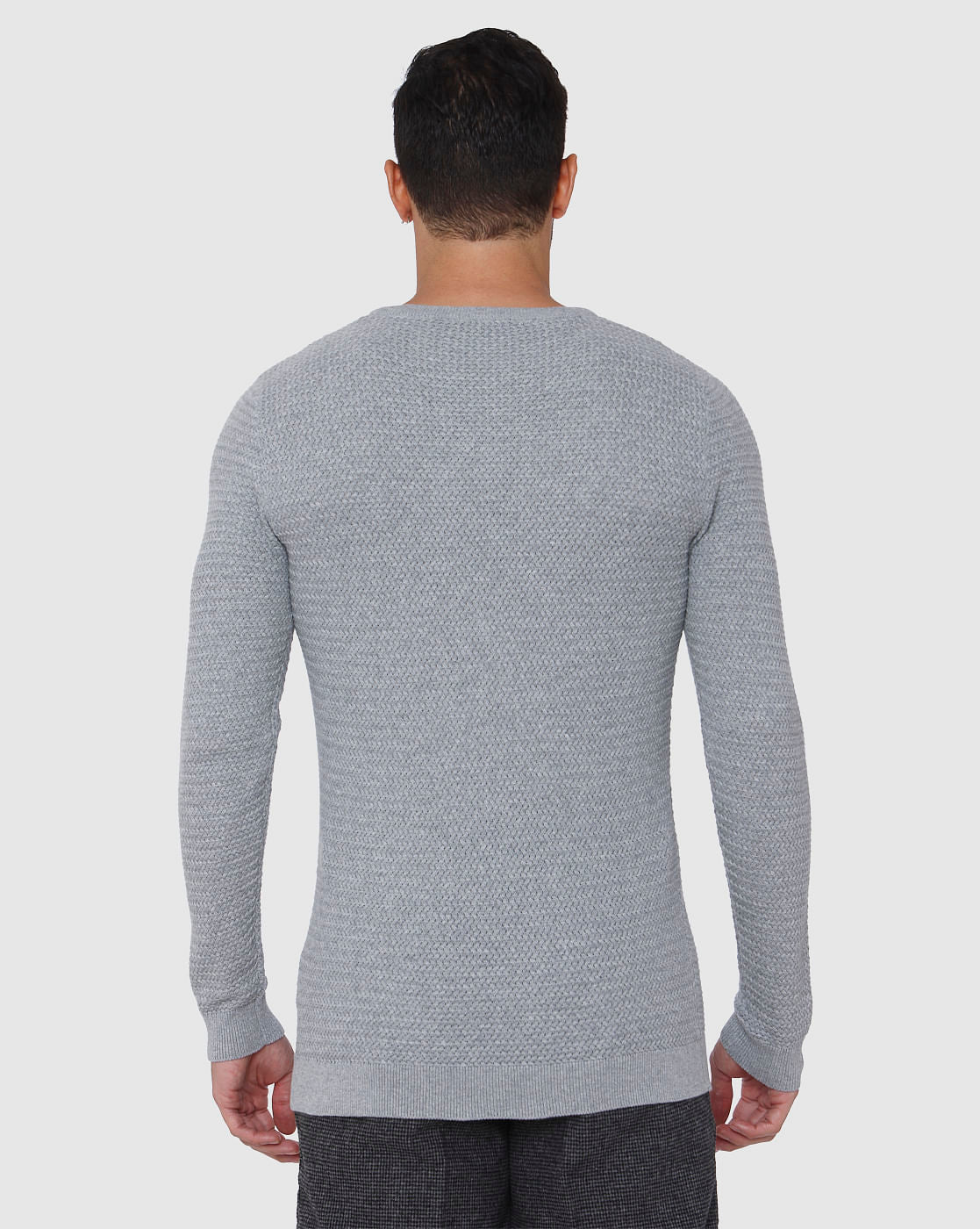 Grey Crew Neck T-Shirt