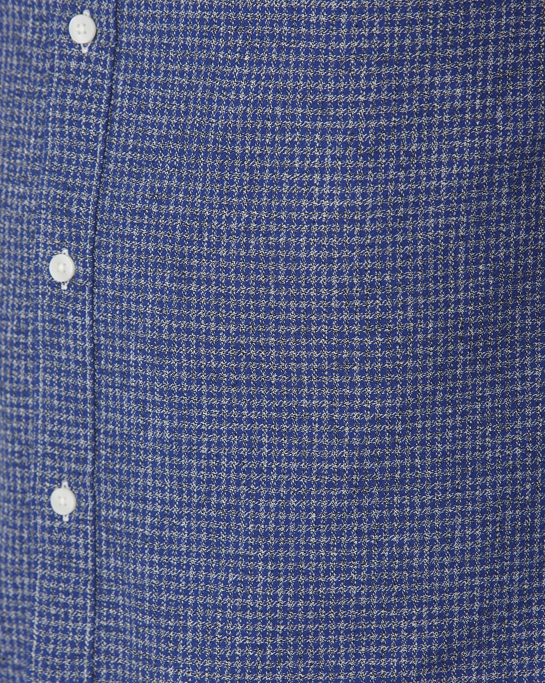 Blue Check Full Sleeves Shirt