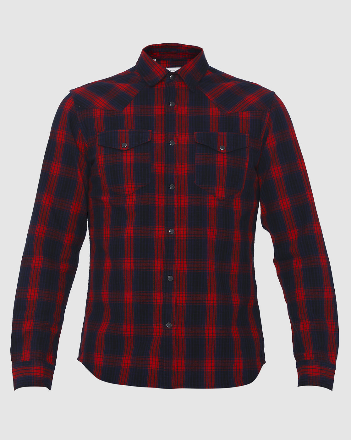 Red Check Full Sleeves Shirt