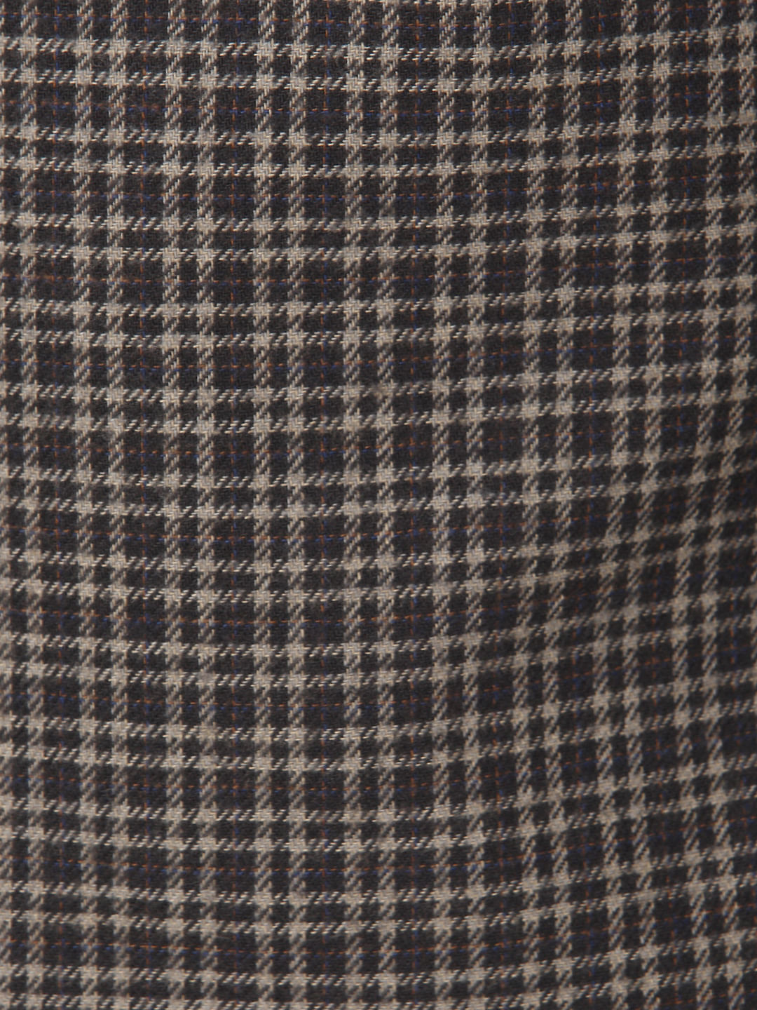 Brown Check Full Sleeves Shirt