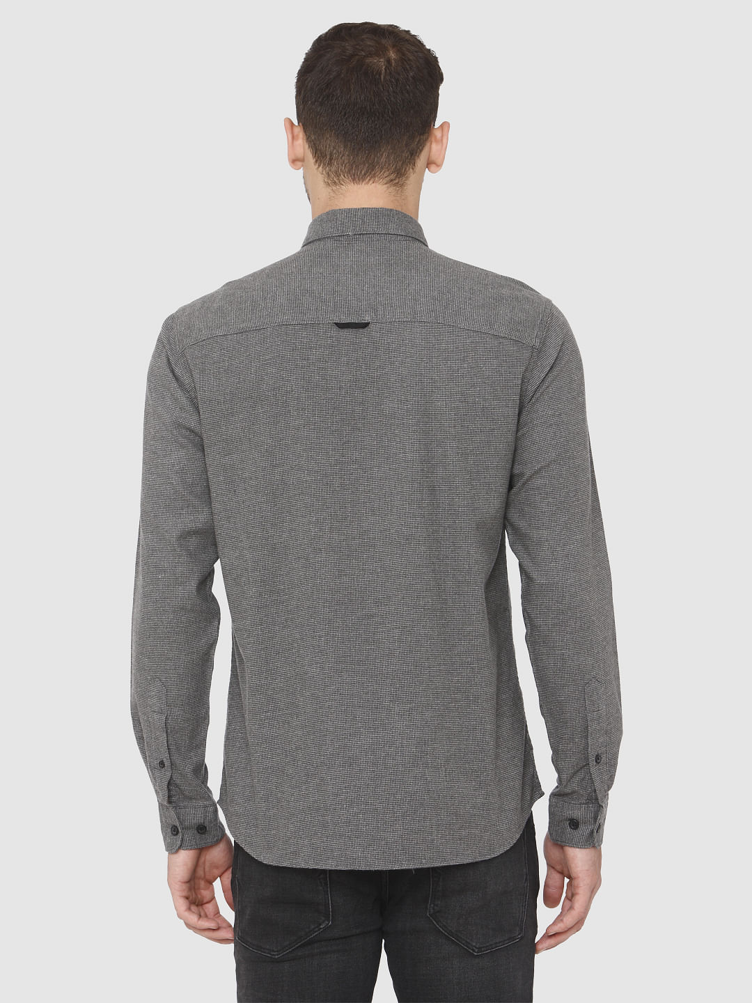 Grey Full Sleeves Shirt