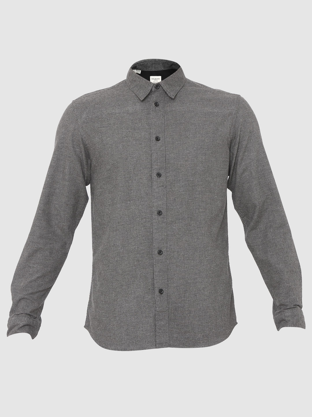 Grey Full Sleeves Shirt