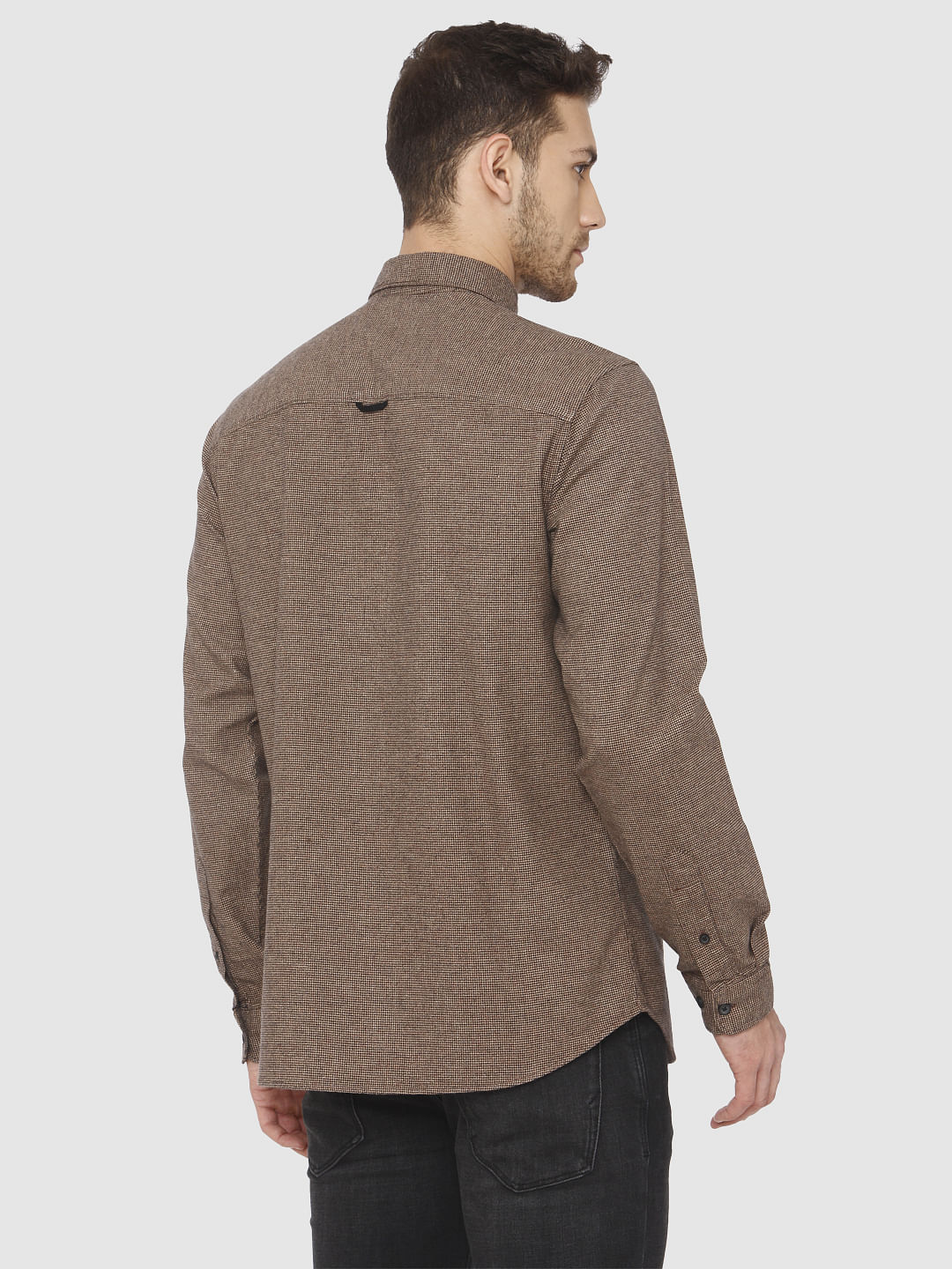 Brown Full Sleeves Shirt