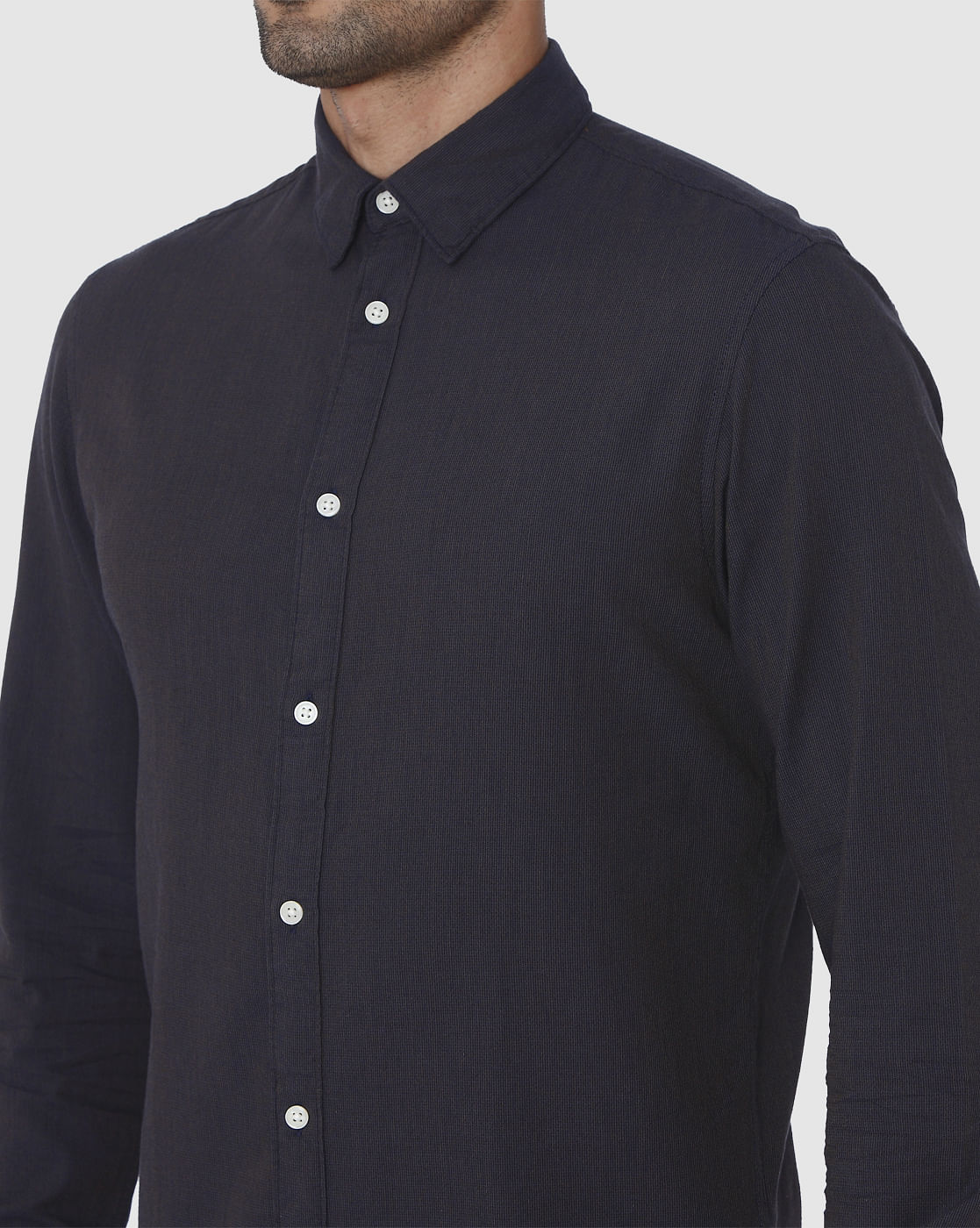 Blue Full Sleeves Shirt