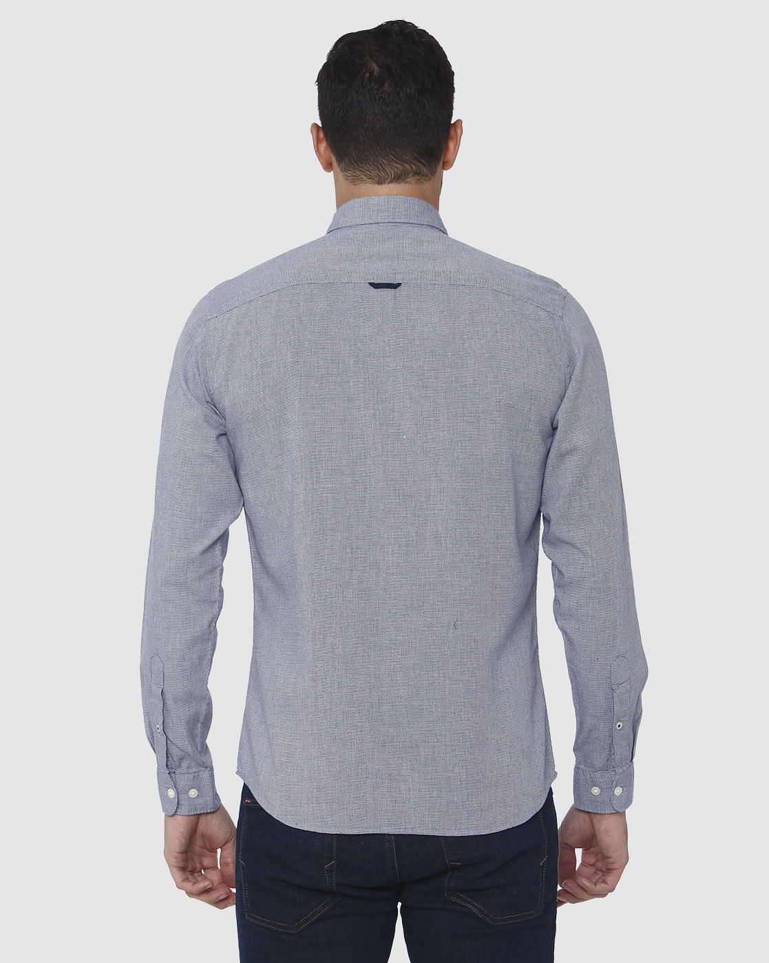 Blue Full Sleeves Shirt