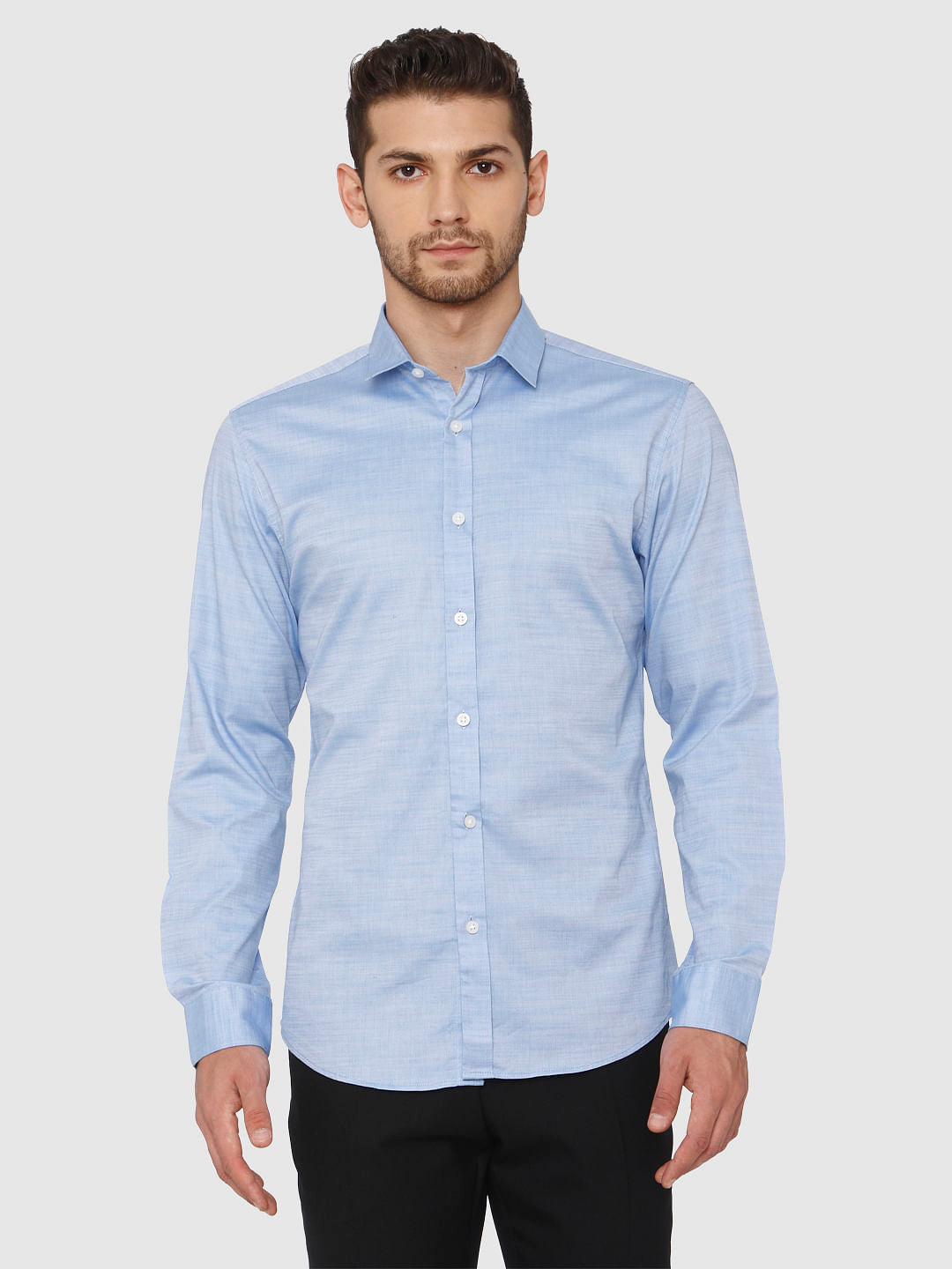 Blue Full Sleeves Shirt