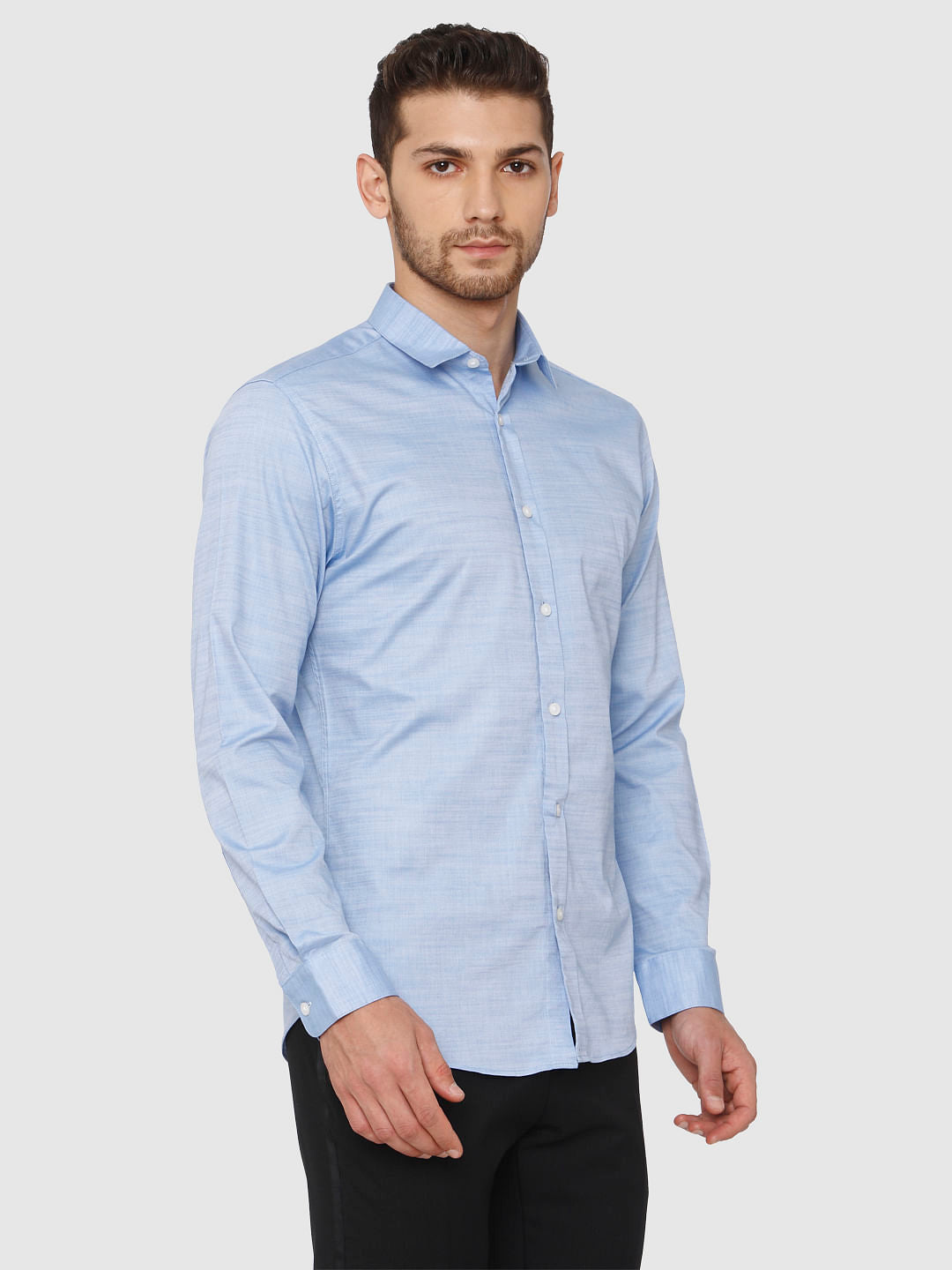 Blue Full Sleeves Shirt