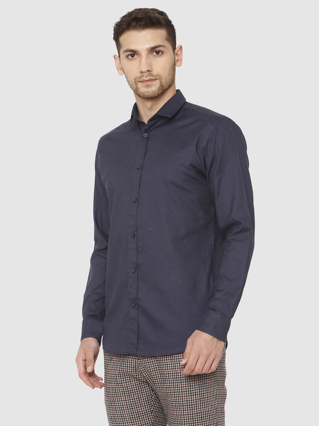 Blue Full Sleeves Shirt