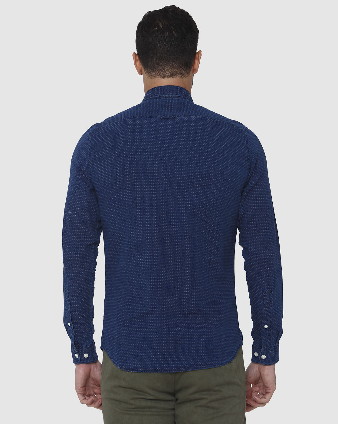 Blue Full Sleeves Shirt