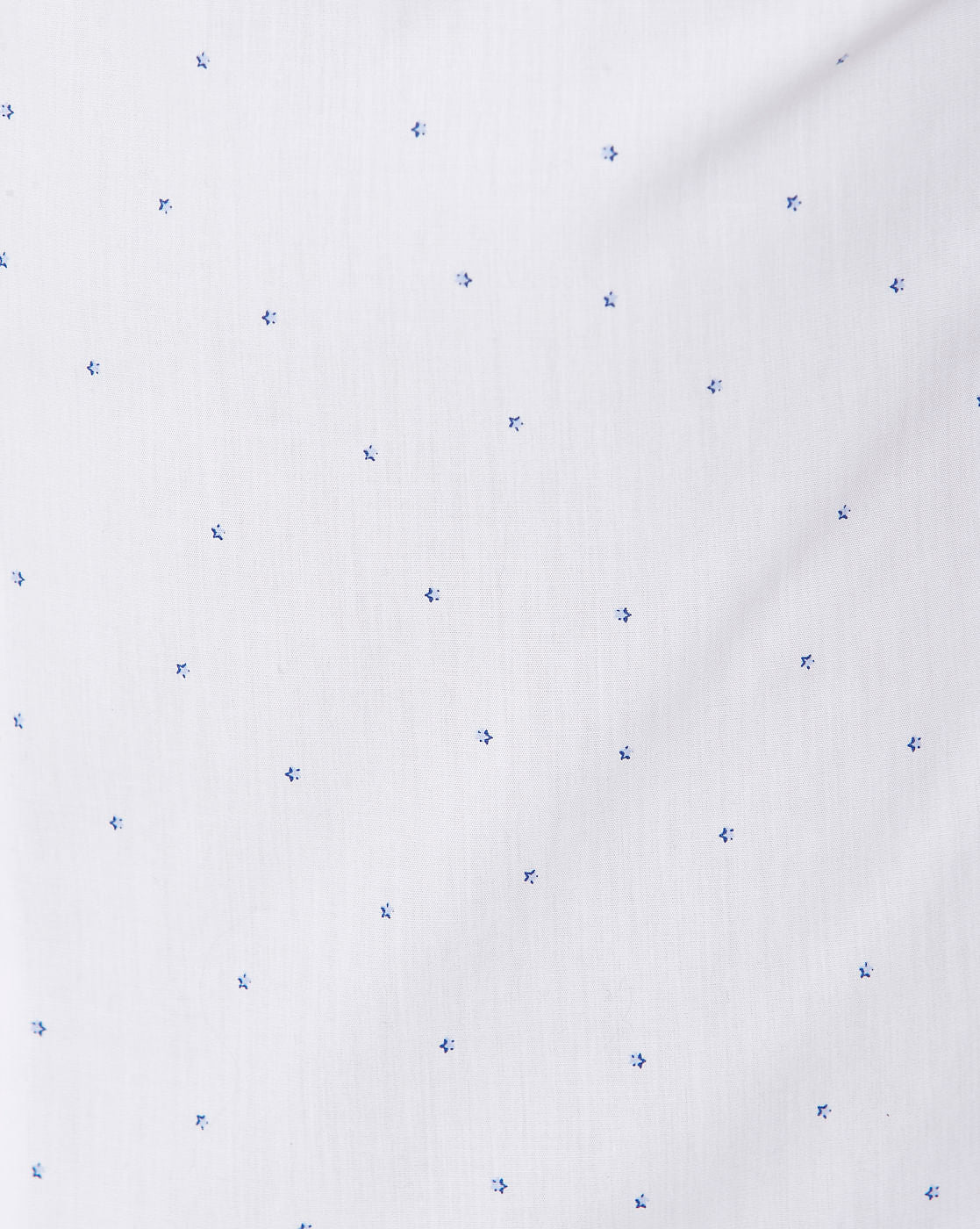 White All Over Dotted Print Full Sleeves Shirt