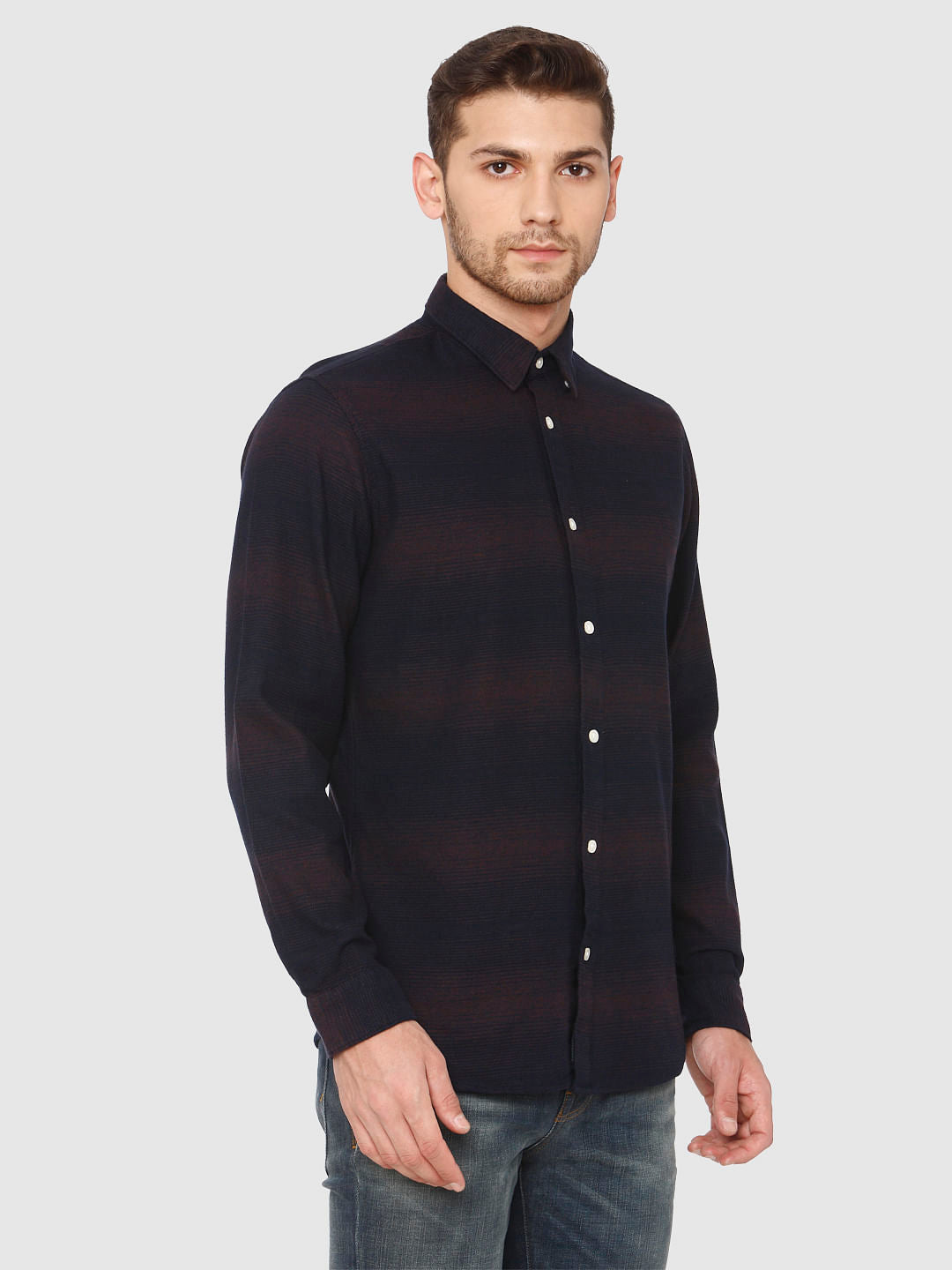 Brown Full Sleeves Shirt