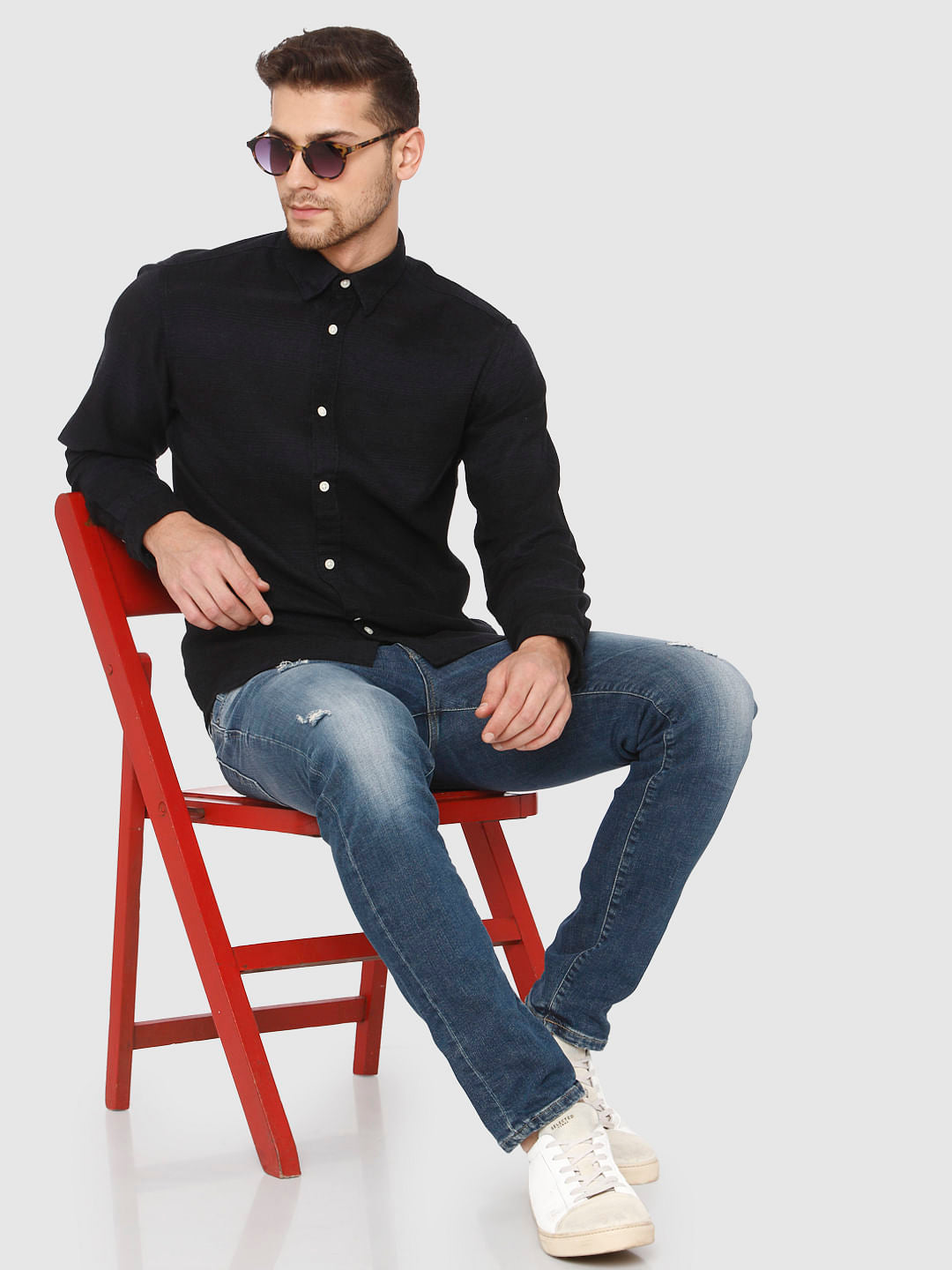 Black Full Sleeves Shirt