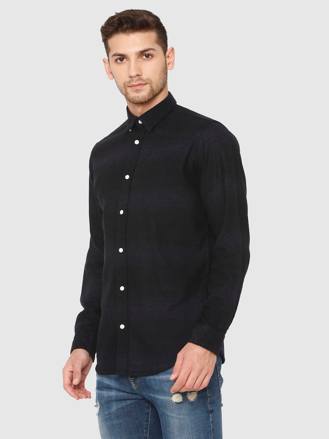 Black Full Sleeves Shirt