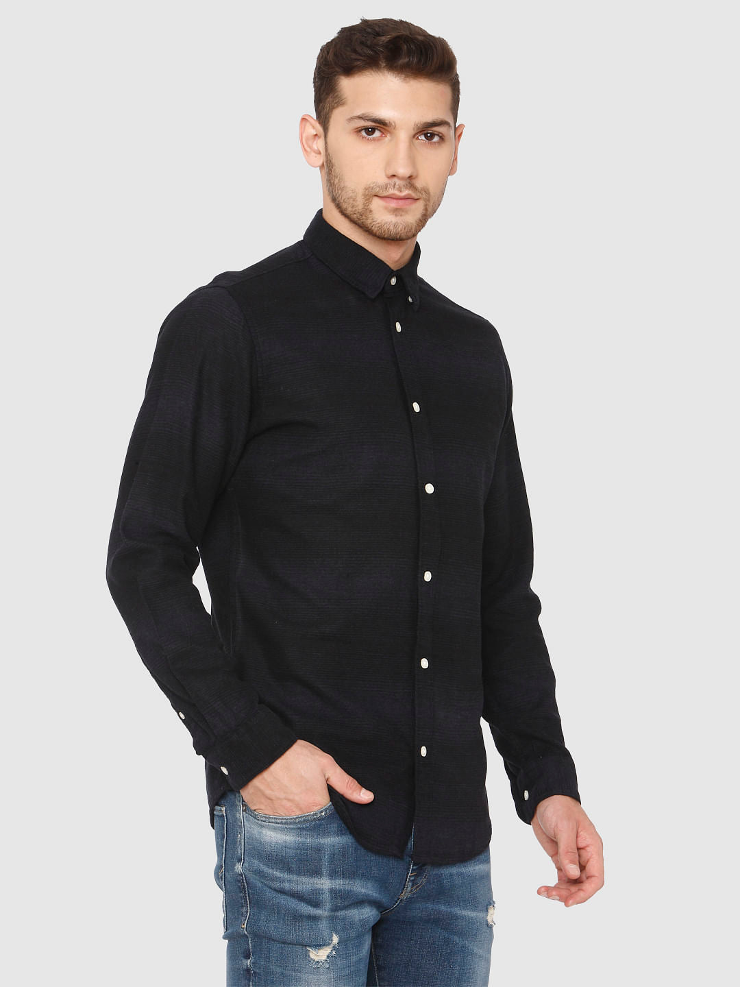 Black Full Sleeves Shirt