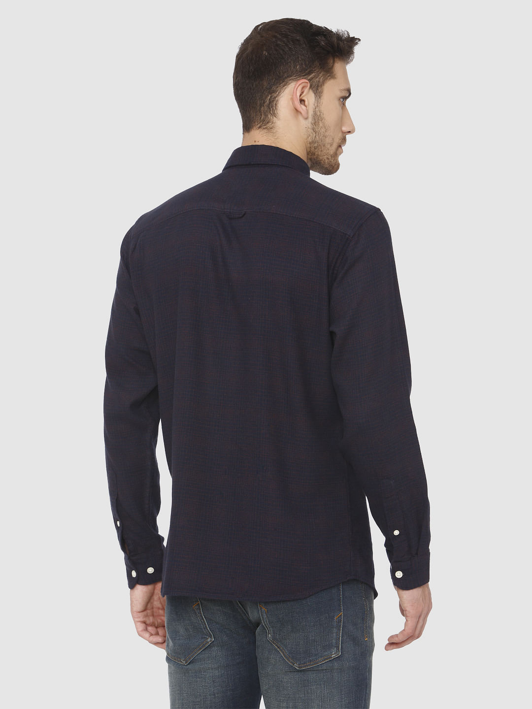 Blue Full Sleeves Shirt