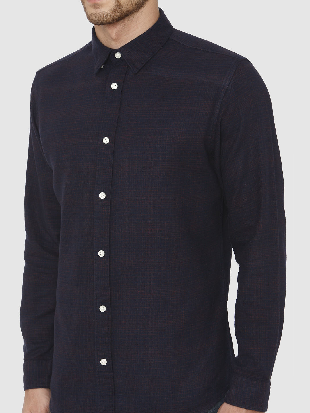 Blue Full Sleeves Shirt