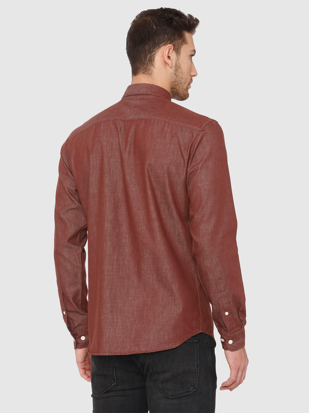 Brown Full Sleeves Shirt