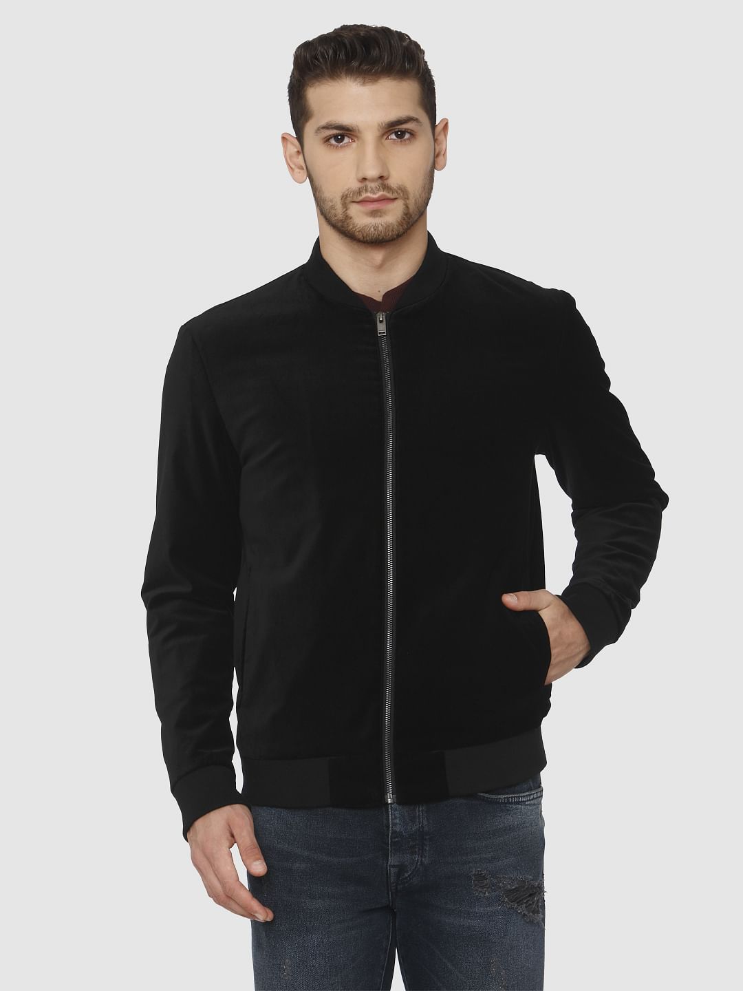 Black Bomber Jacket