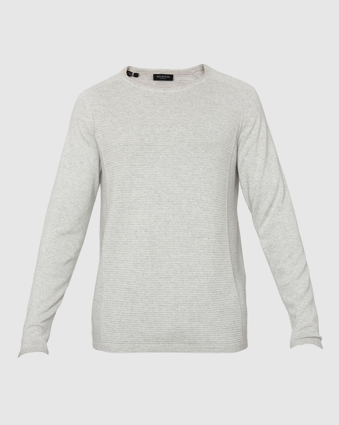 Light Grey Crew Neck T-Shirt