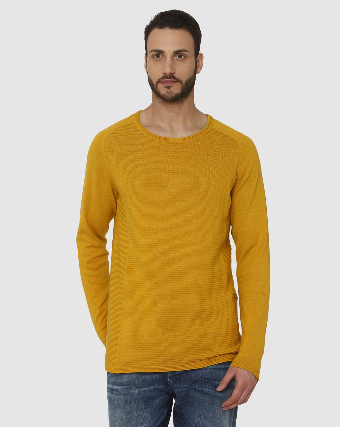 Yellow Crew Neck T-Shirt