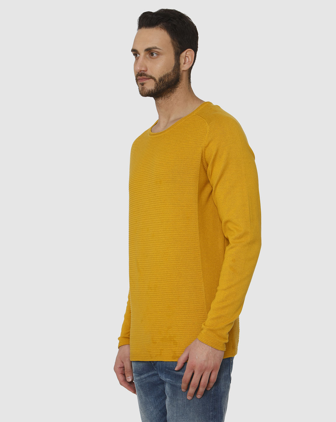 Yellow Crew Neck T-Shirt