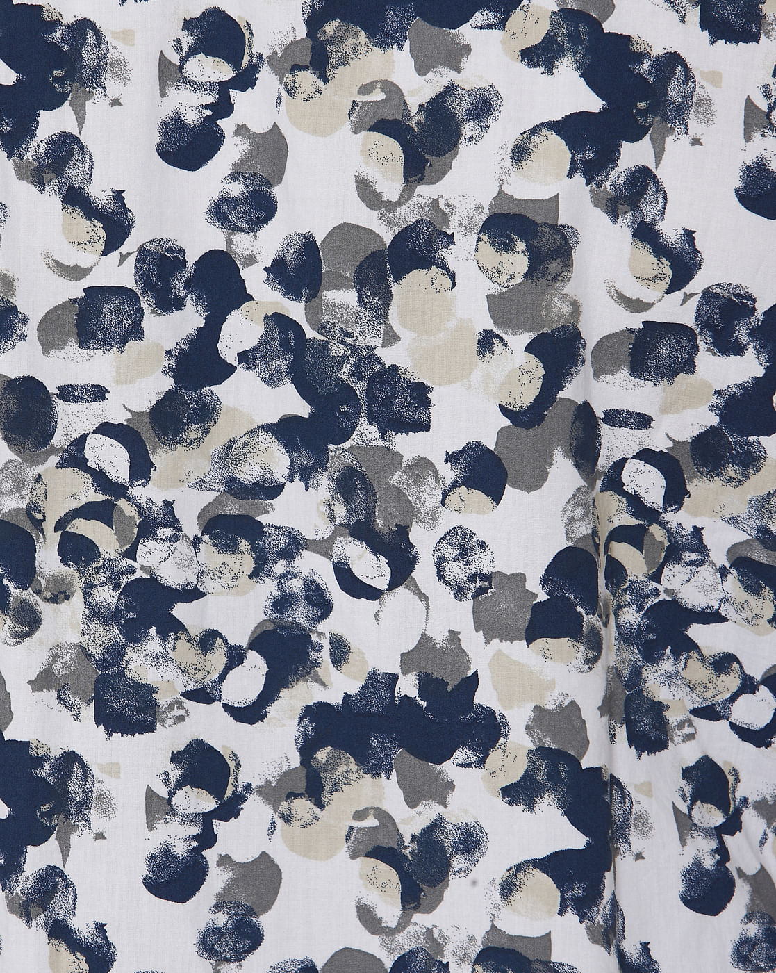 White All Over Print Slim Fit Full Sleeves Shirt