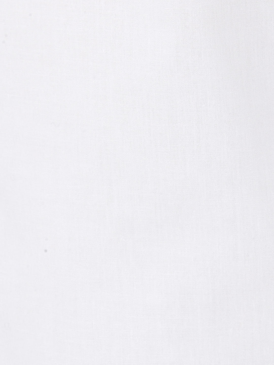 White Full Sleeves Slim Fit Shirt