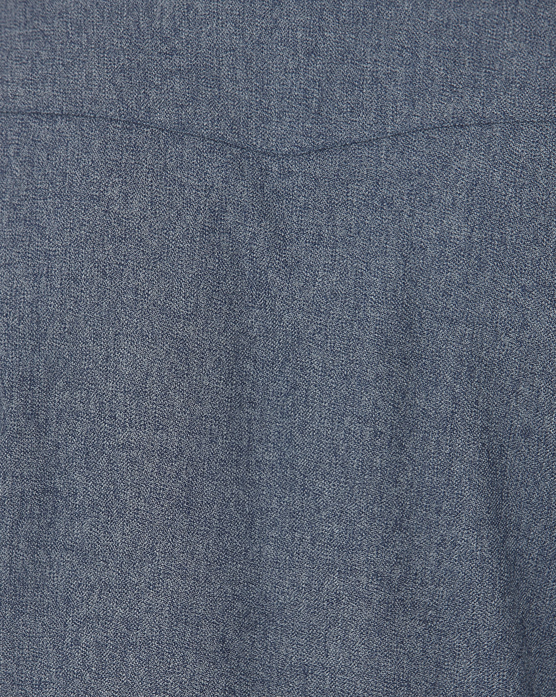 Blue Curved Hem Slim Fit Full Sleeves Shirt