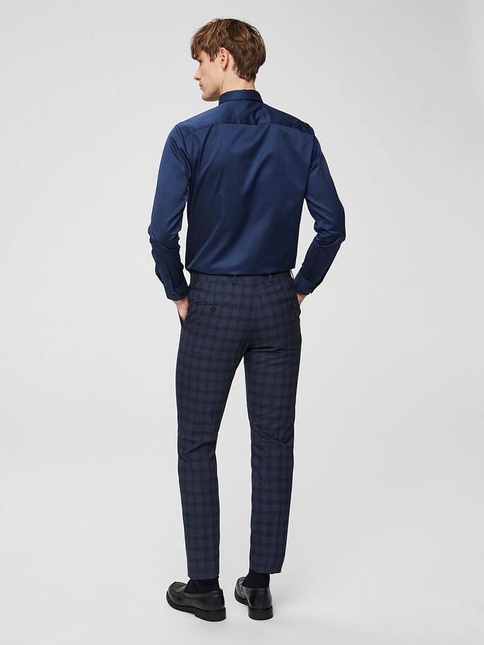 Dark Blue Formal Slim Fit Full Sleeves Shirt