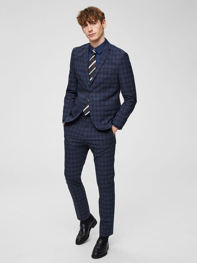 Dark Blue Formal Slim Fit Full Sleeves Shirt
