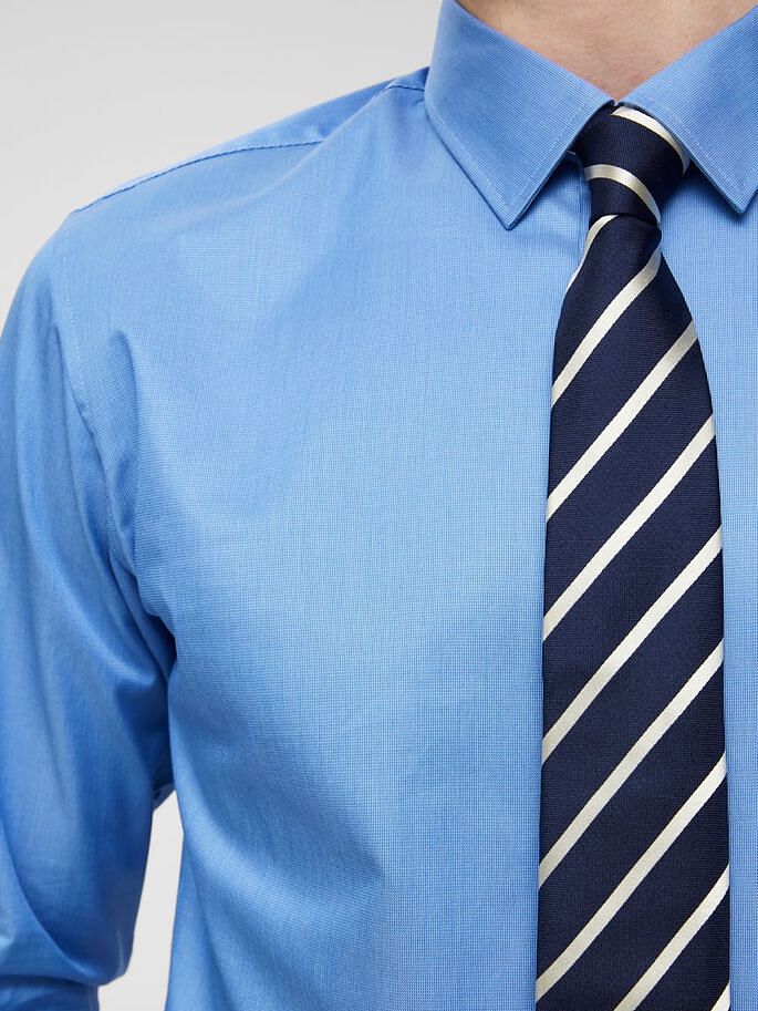 Blue Full Sleeves Formal Shirt