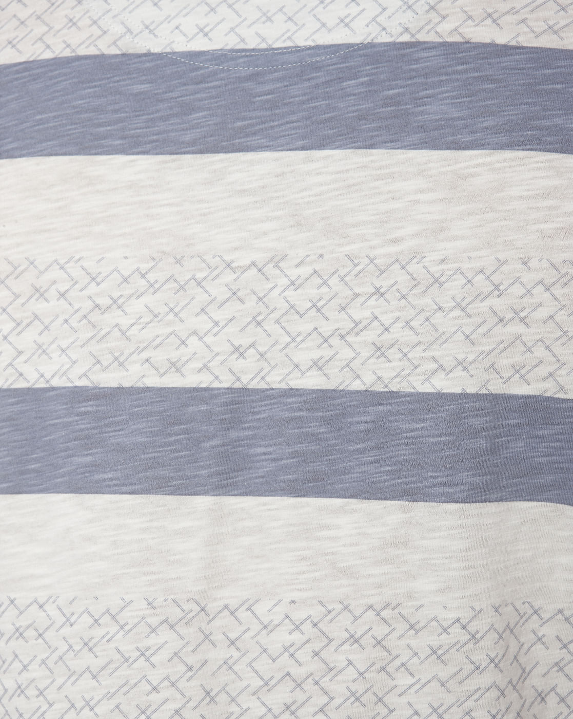 White Colour Blocked Crew Neck T-Shirt