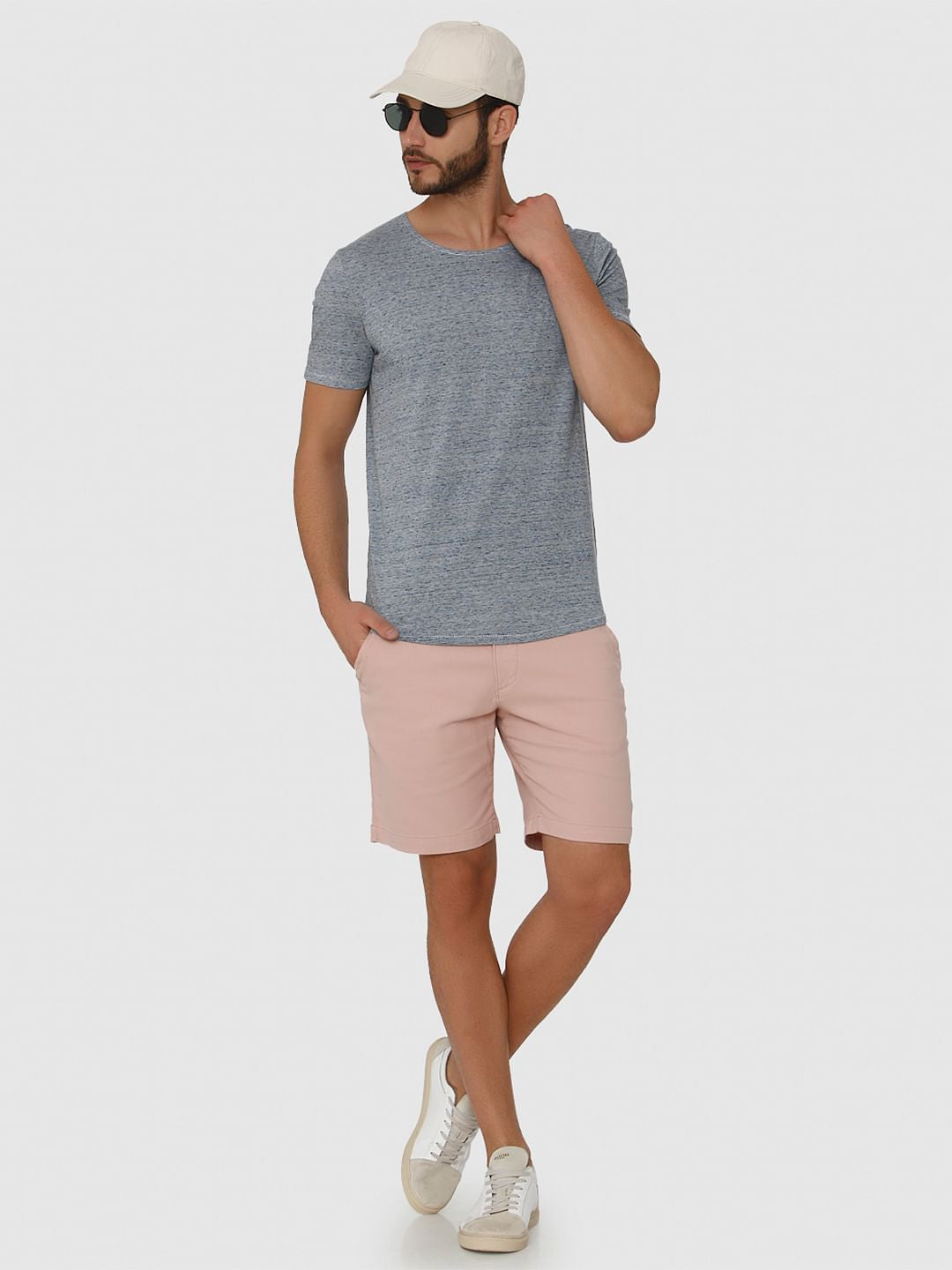 Blue Crew Neck T-Shirt