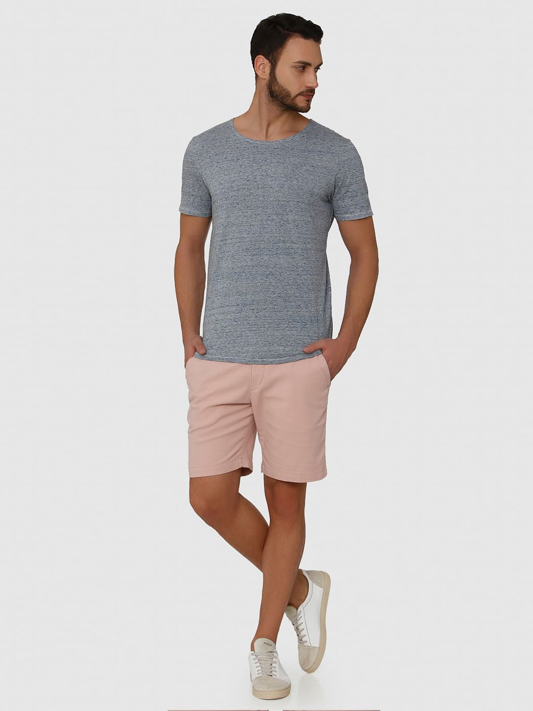 Blue Crew Neck T-Shirt