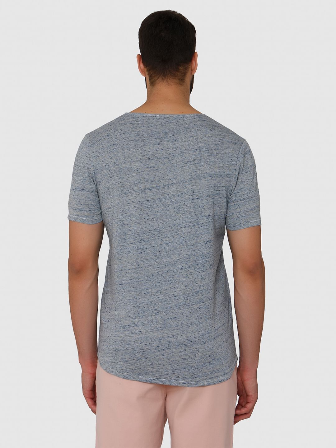 Blue Crew Neck T-Shirt