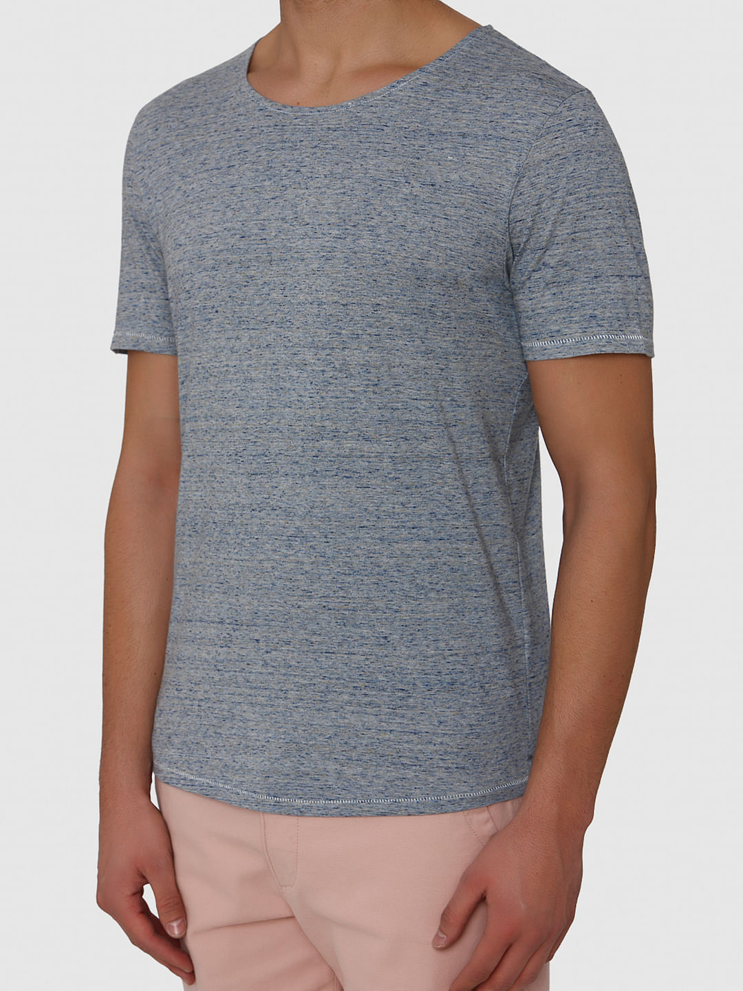 Blue Crew Neck T-Shirt