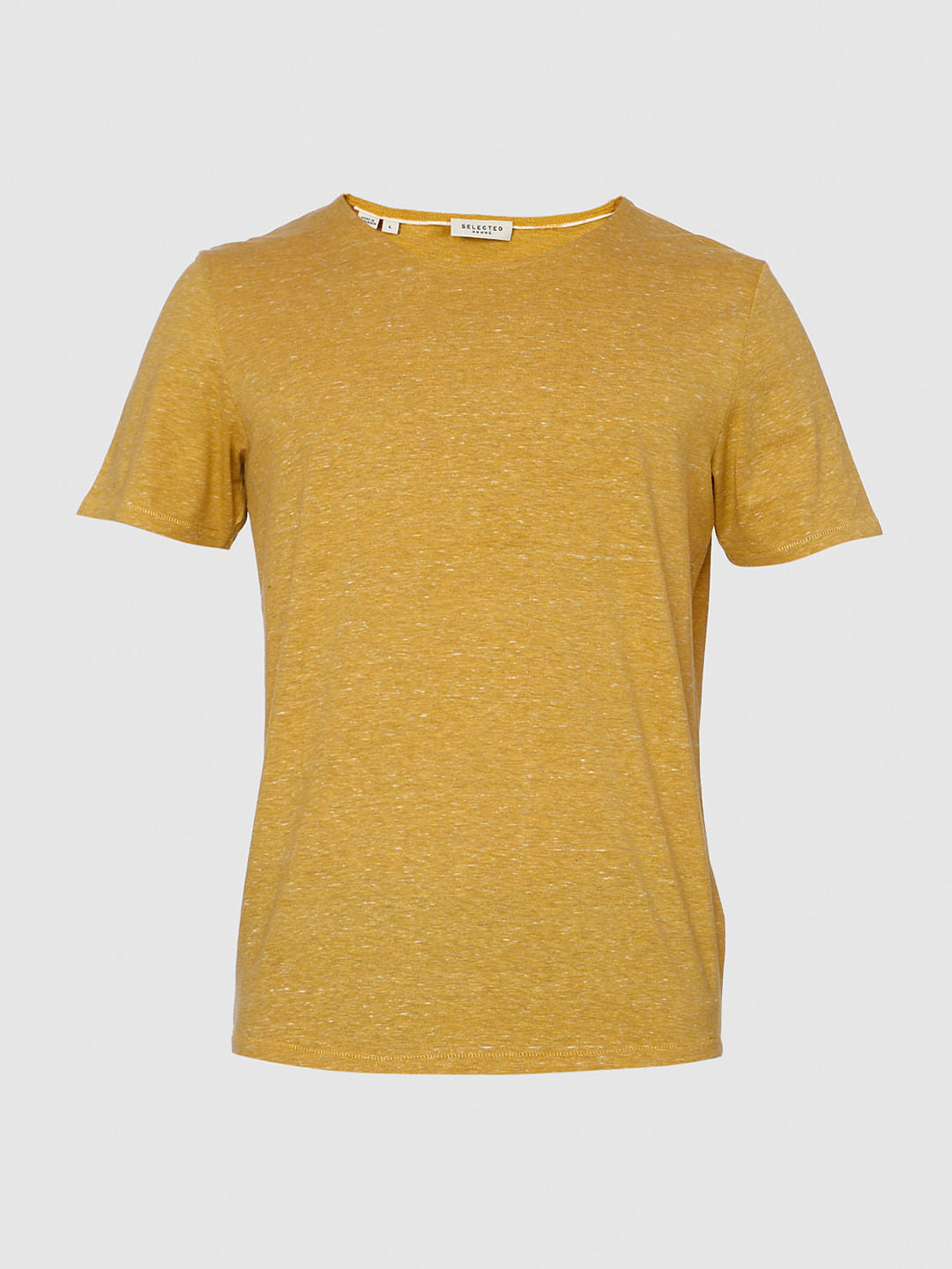Yellow Crew Neck T-Shirt