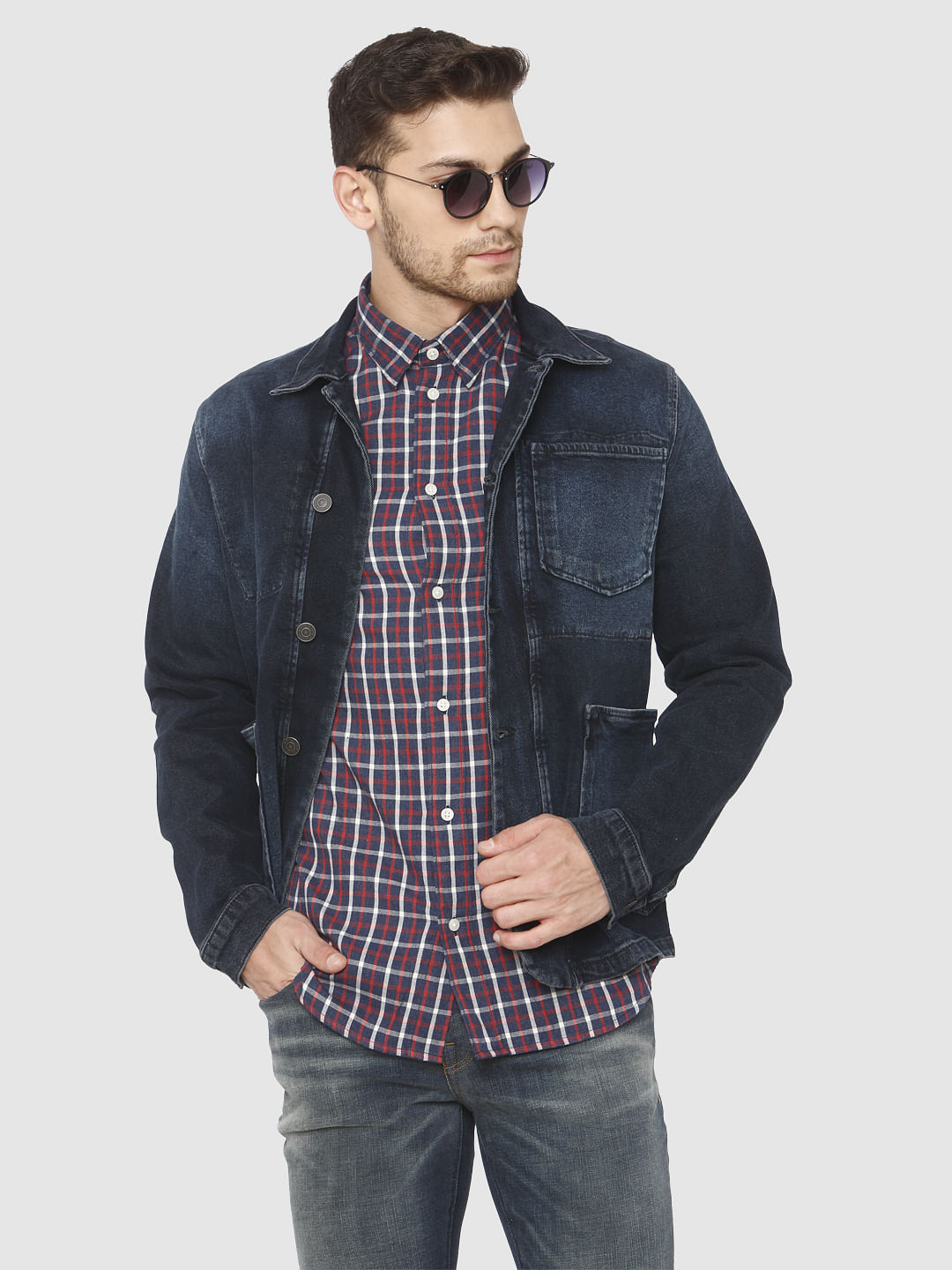Red Check Full Sleeves Shirt