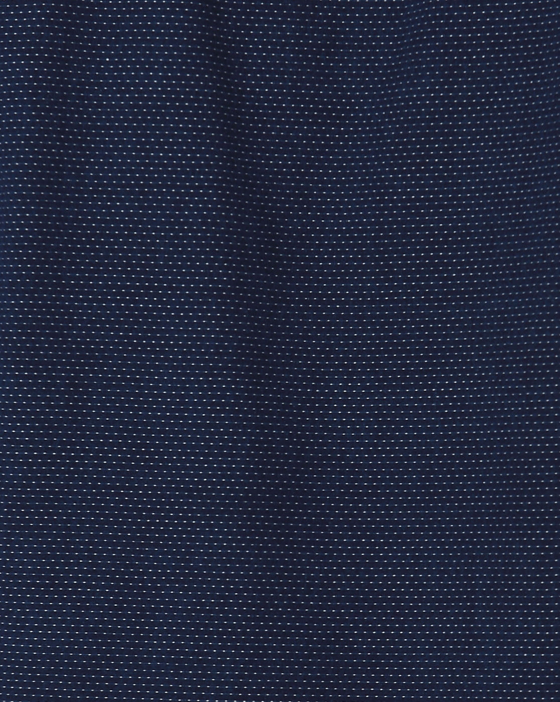 Dark Blue Dotted Side Tape Detail Slim Fit Full Sleeves Shirt