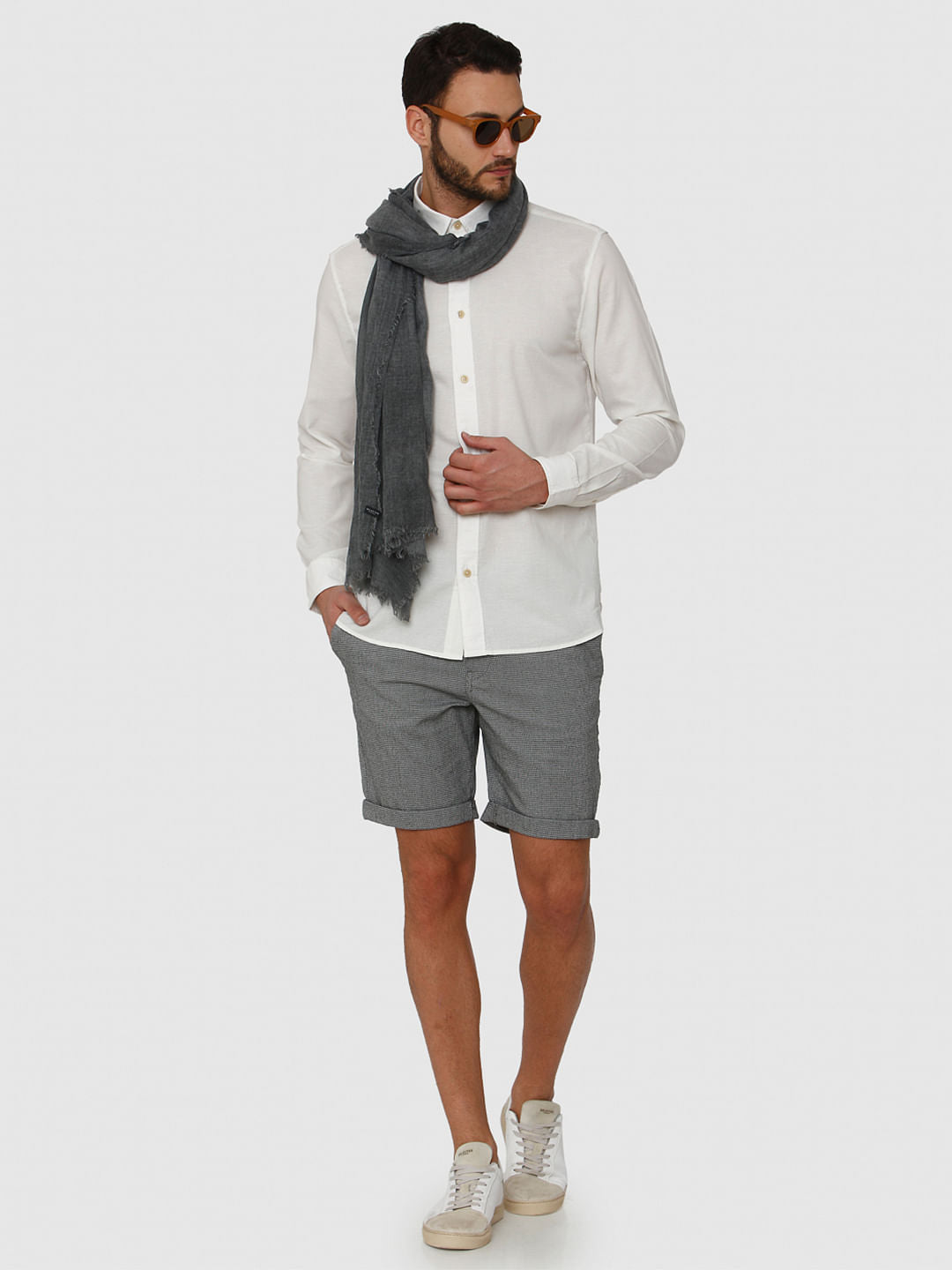 White Full Sleeves Shirt