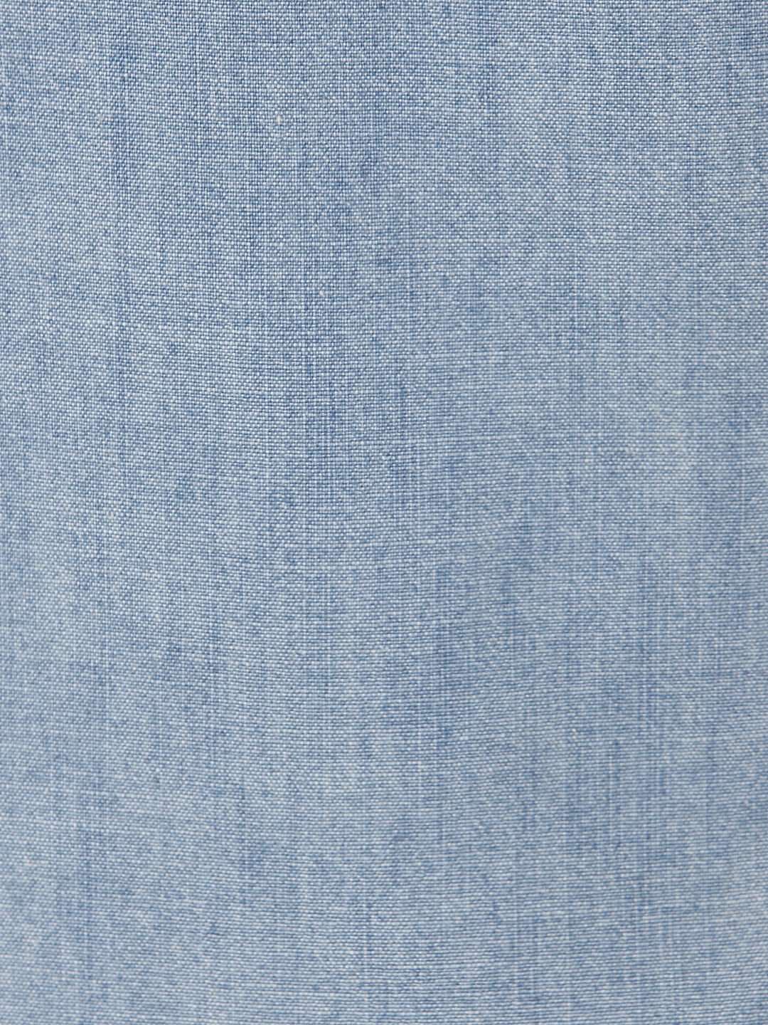 Blue Slim Fit Short Sleeves Shirt